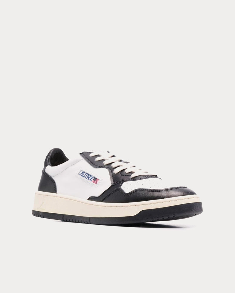 Autry Two-Tone White / Black Low Top Sneakers - 3