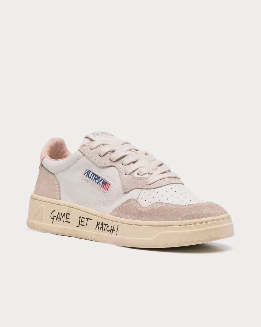 Autry Game Set Match! Cream / White Low Top Sneakers - 2