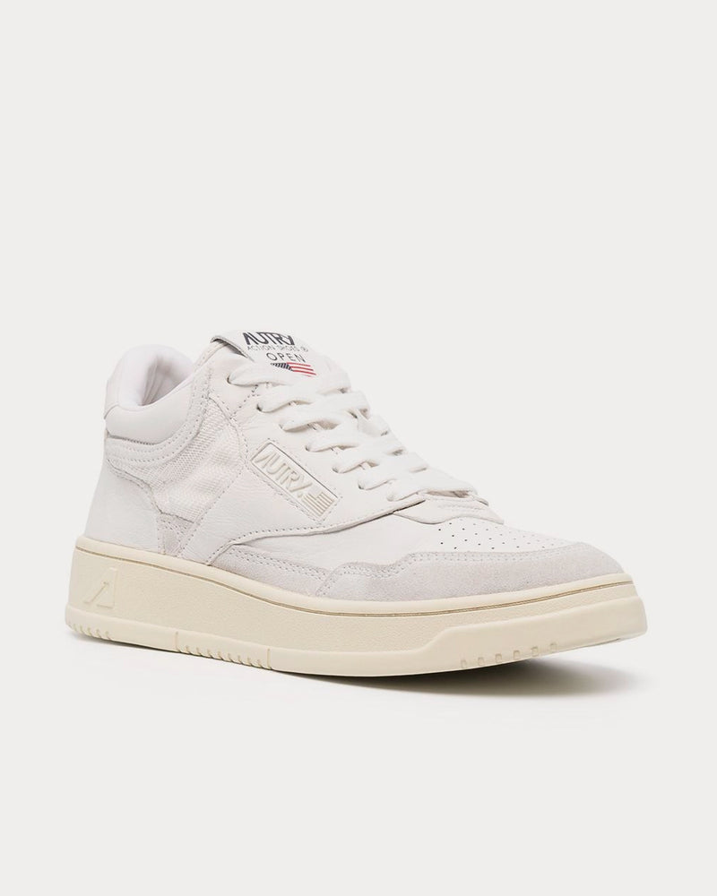 Autry Logo-patch White High Top Sneakers - 2