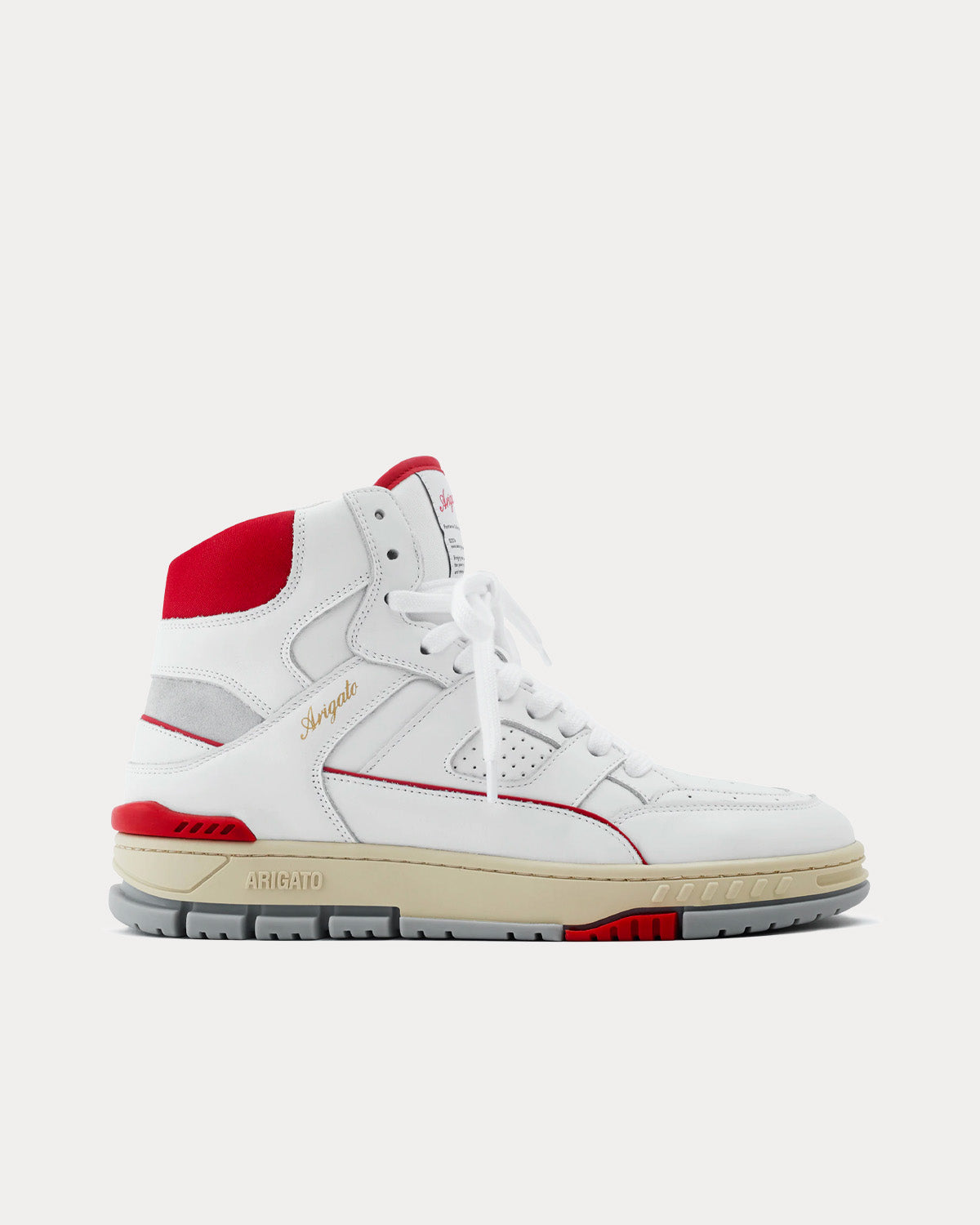 Axel Arigato Area Hi White / Red High Top Sneakers - 1