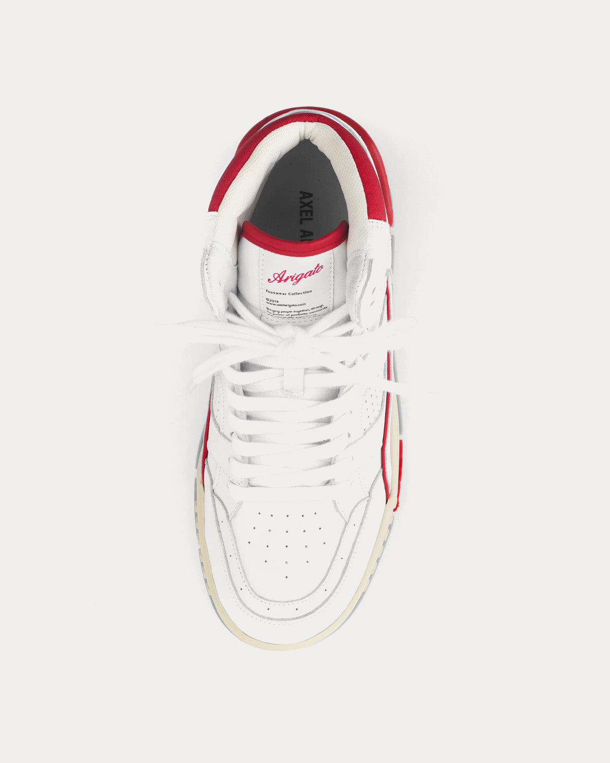 Axel Arigato Area Hi White / Red High Top Sneakers - 2