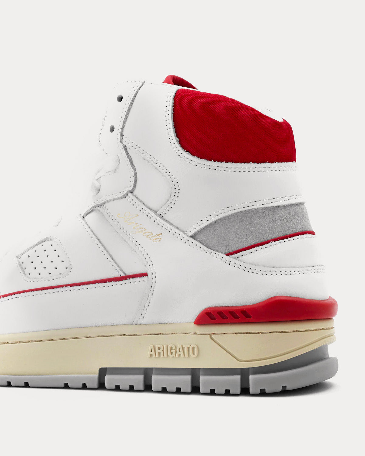 Axel Arigato Area Hi White / Red High Top Sneakers - 3