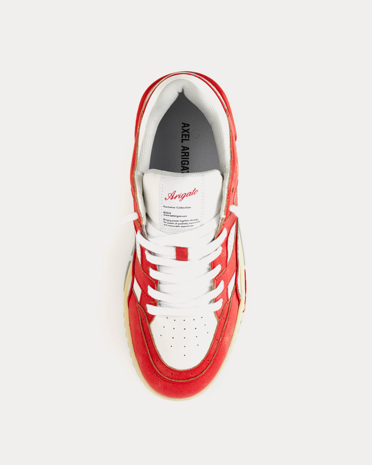 Axel Arigato Area Lo Red Low Top Sneakers - 2