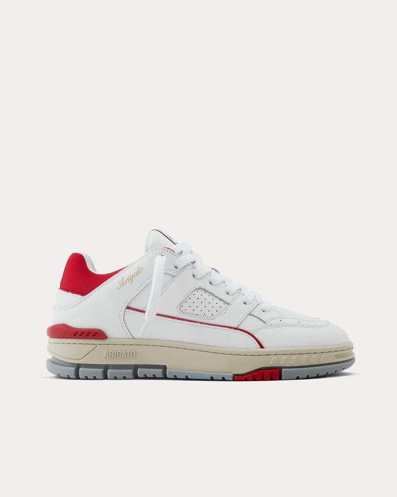 Axel Arigato Area Lo White / Red Low Top Sneakers - 1