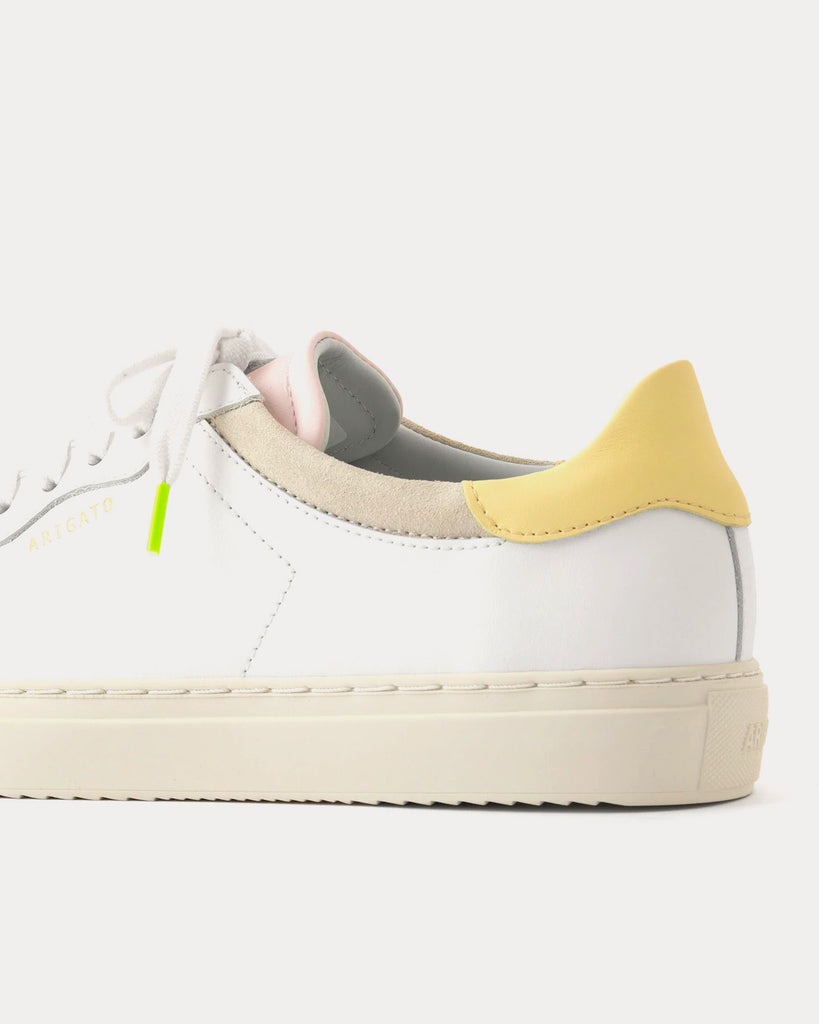 Clean 180 White Yellow Low Top Sneakers