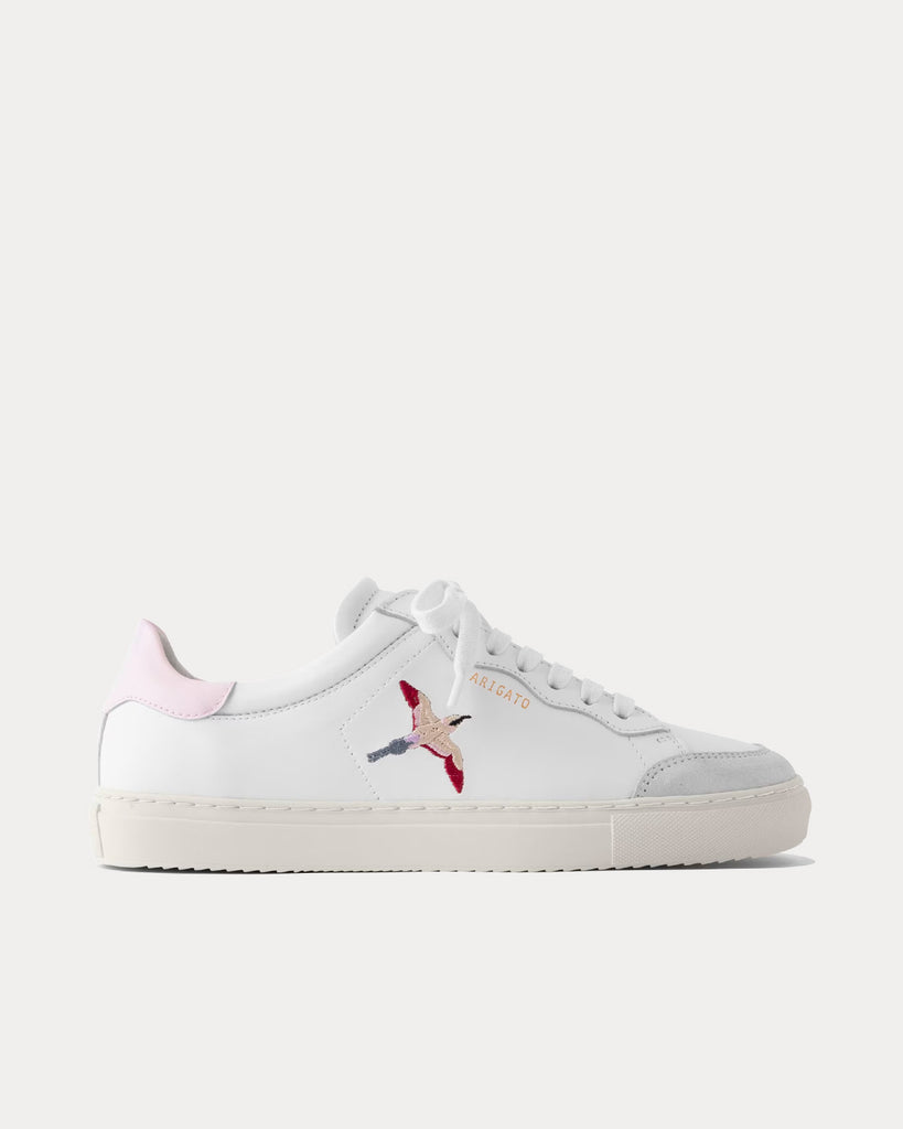 Axel Arigato Clean 180 Bee Bird White Pink Low Top Sneakers