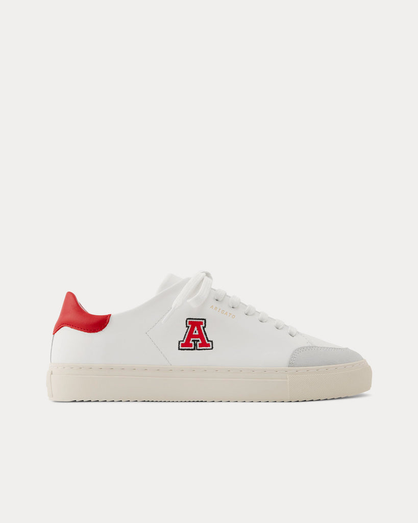 Axel Arigato Clean 90 College A Varsity White Red Low Top