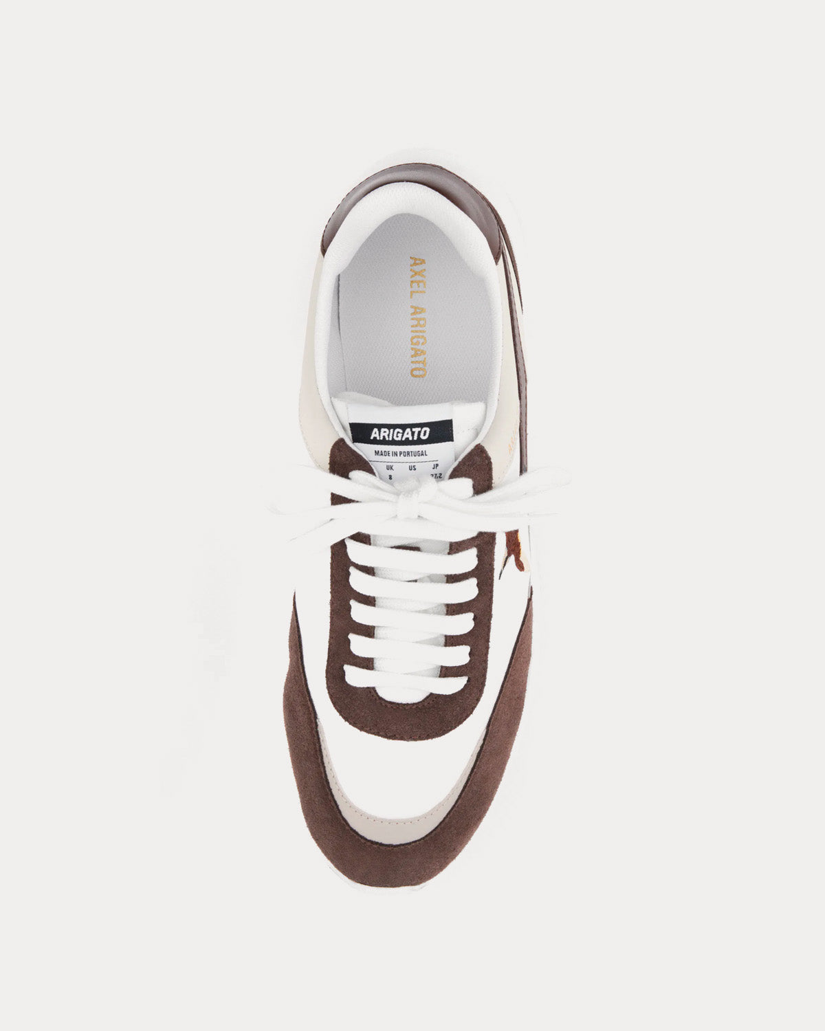 Axel Arigato Genesis Stripe B Bird Runner White / Brown Low Top Sneakers - 2