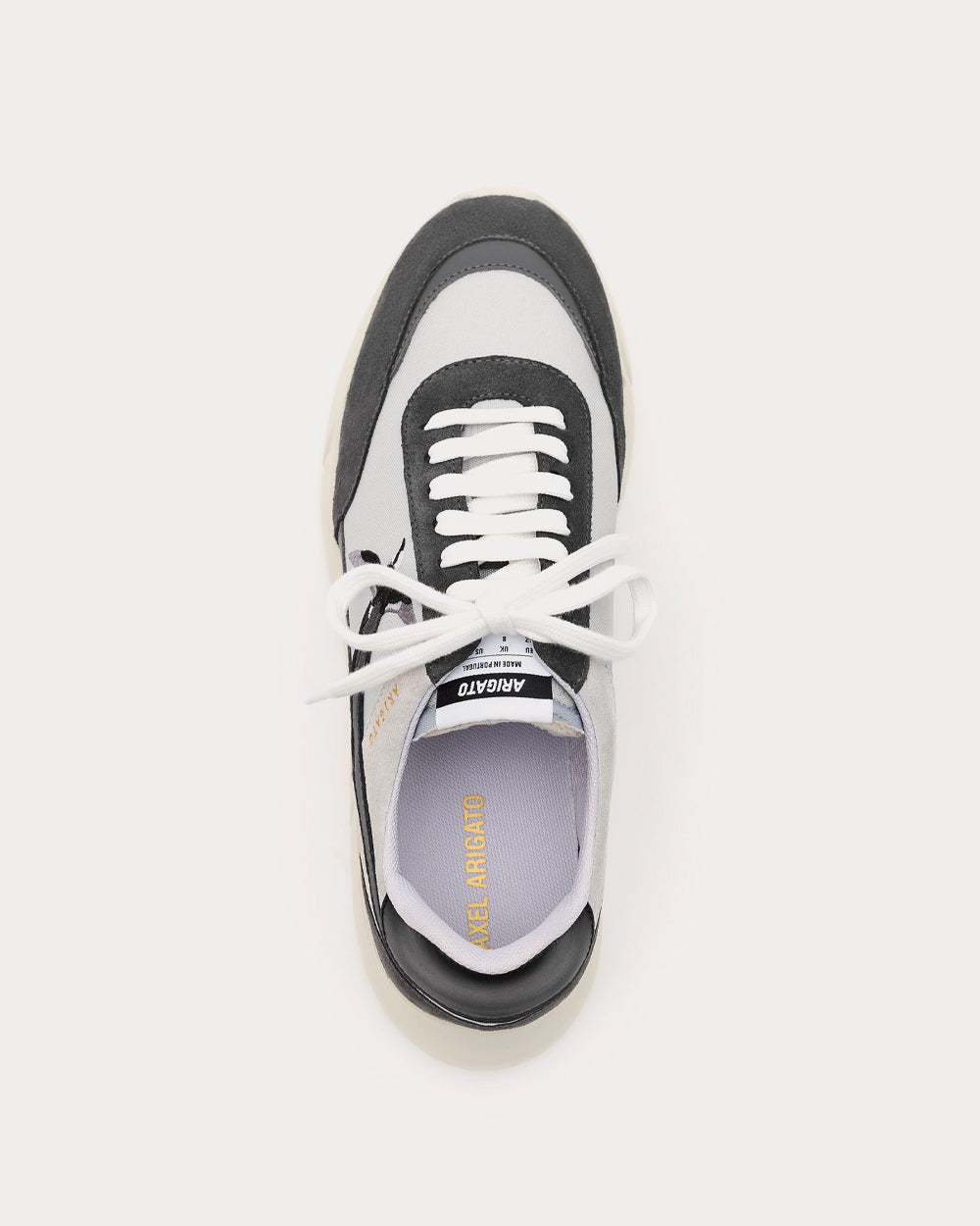 Axel Arigato Genesis Stripe Bee Bird Grey Low Top Sneakers - 2