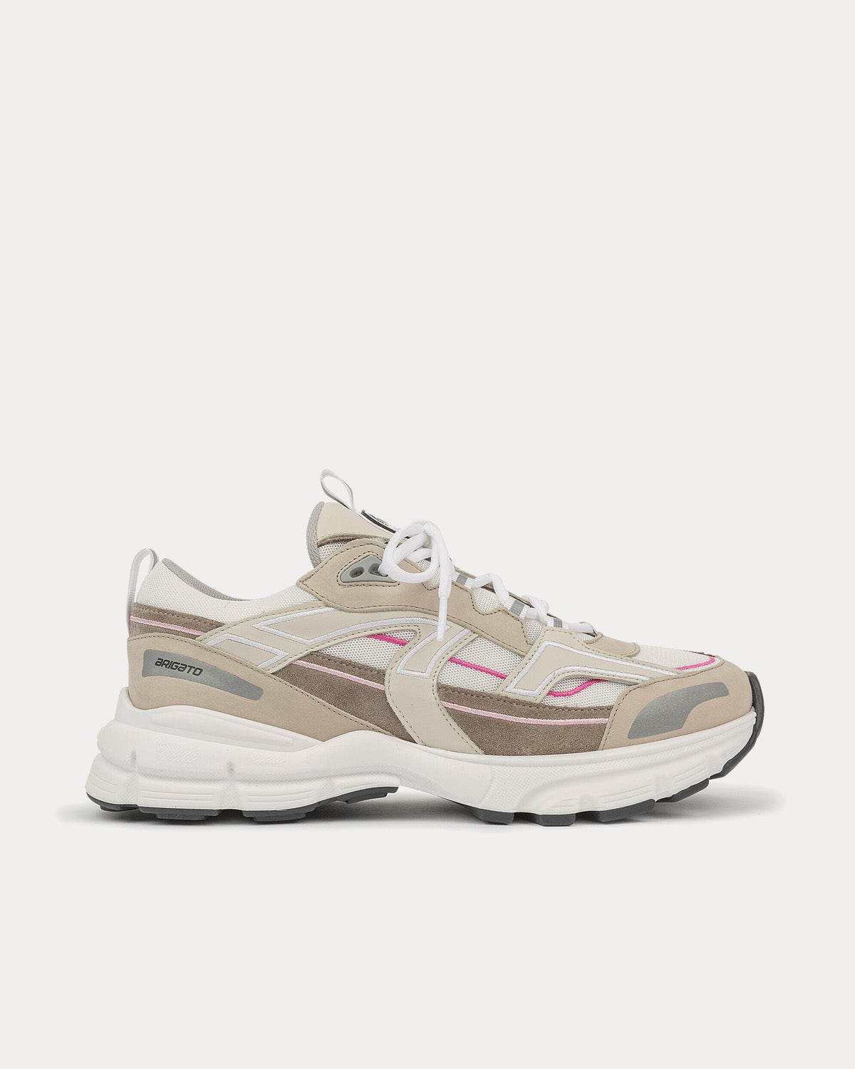 Marathon R Trail Beige Pink Low Top Sneakers