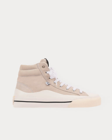 Axel Arigato Midnight Suede Pale Beige High Top Sneakers