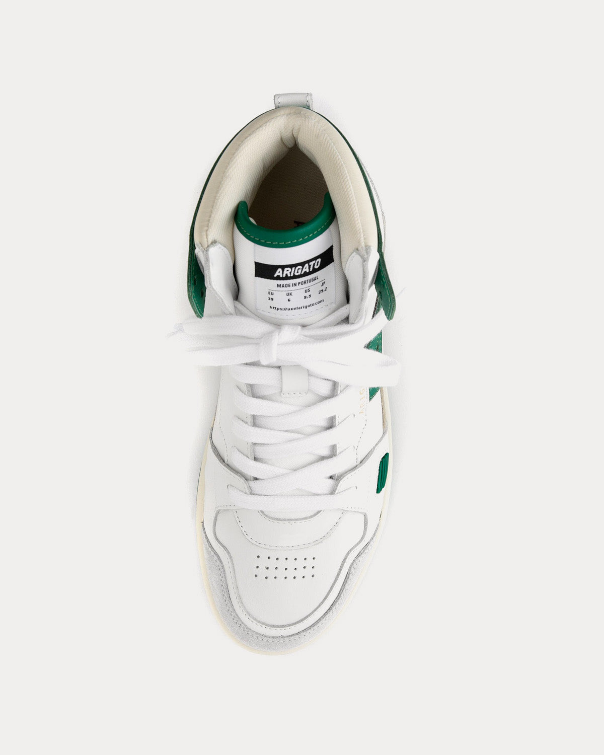 Axel Arigato - A-Dice Hi White / Kale Green High Top Sneakers