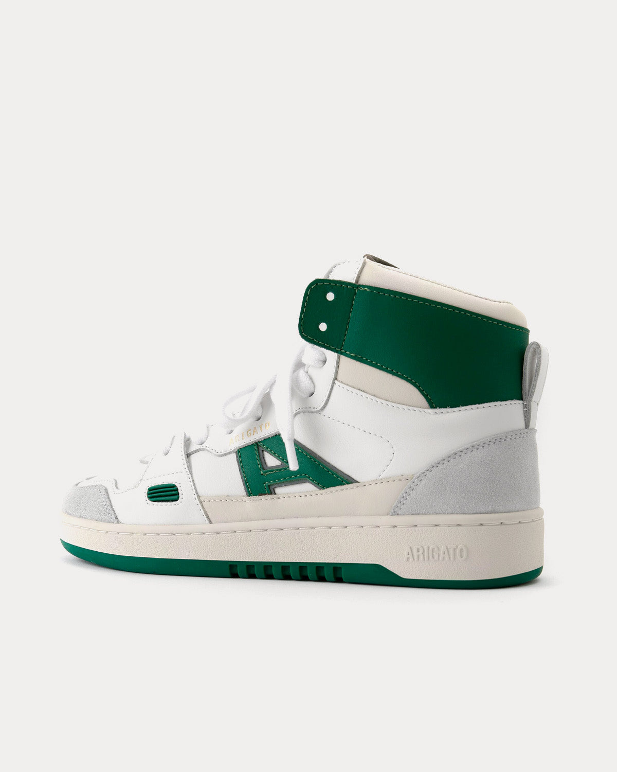 Axel Arigato A-Dice Hi White / Kale Green High Top Sneakers - 3