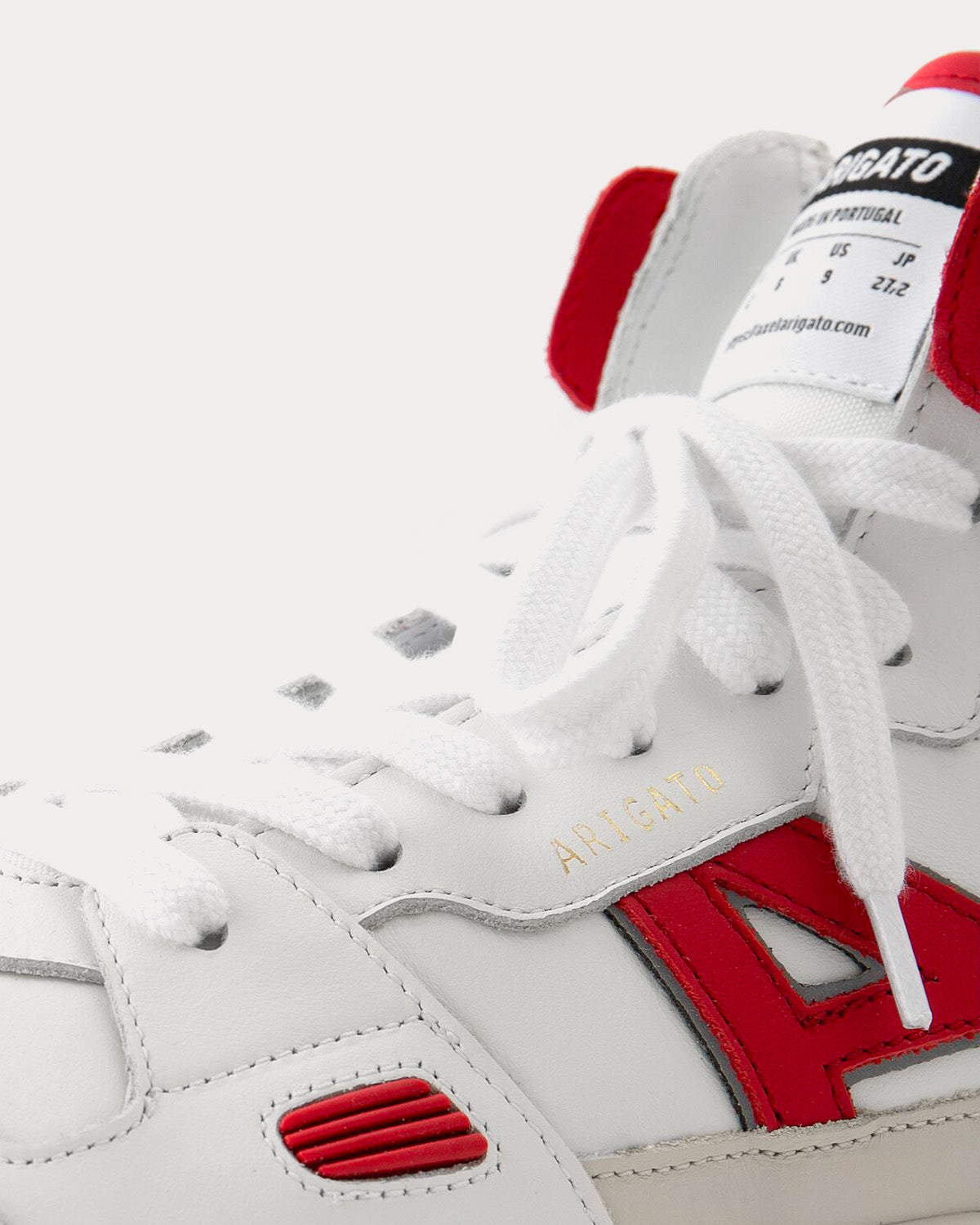 Axel Arigato A-Dice Hi White / Red High Top Sneakers - 5