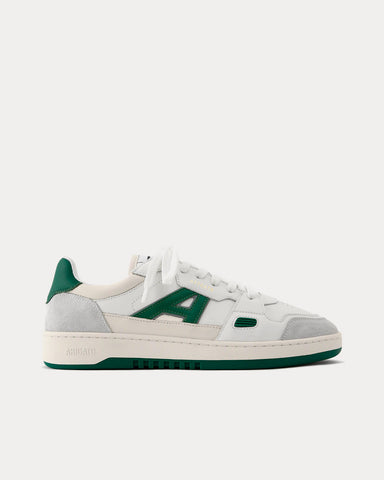 Axel Arigato A-Dice Lo White / Kale Green Low Top Sneakers