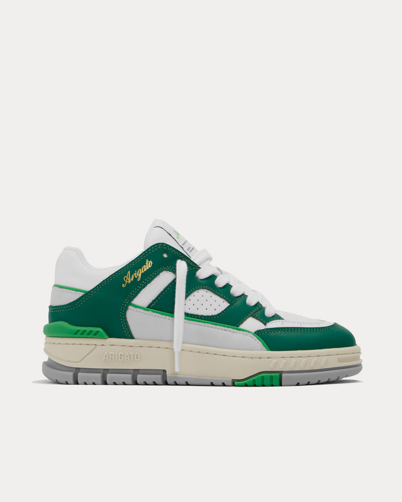 Axel Arigato Area Lo Green White Low Top Sneakers Sneak in Peace