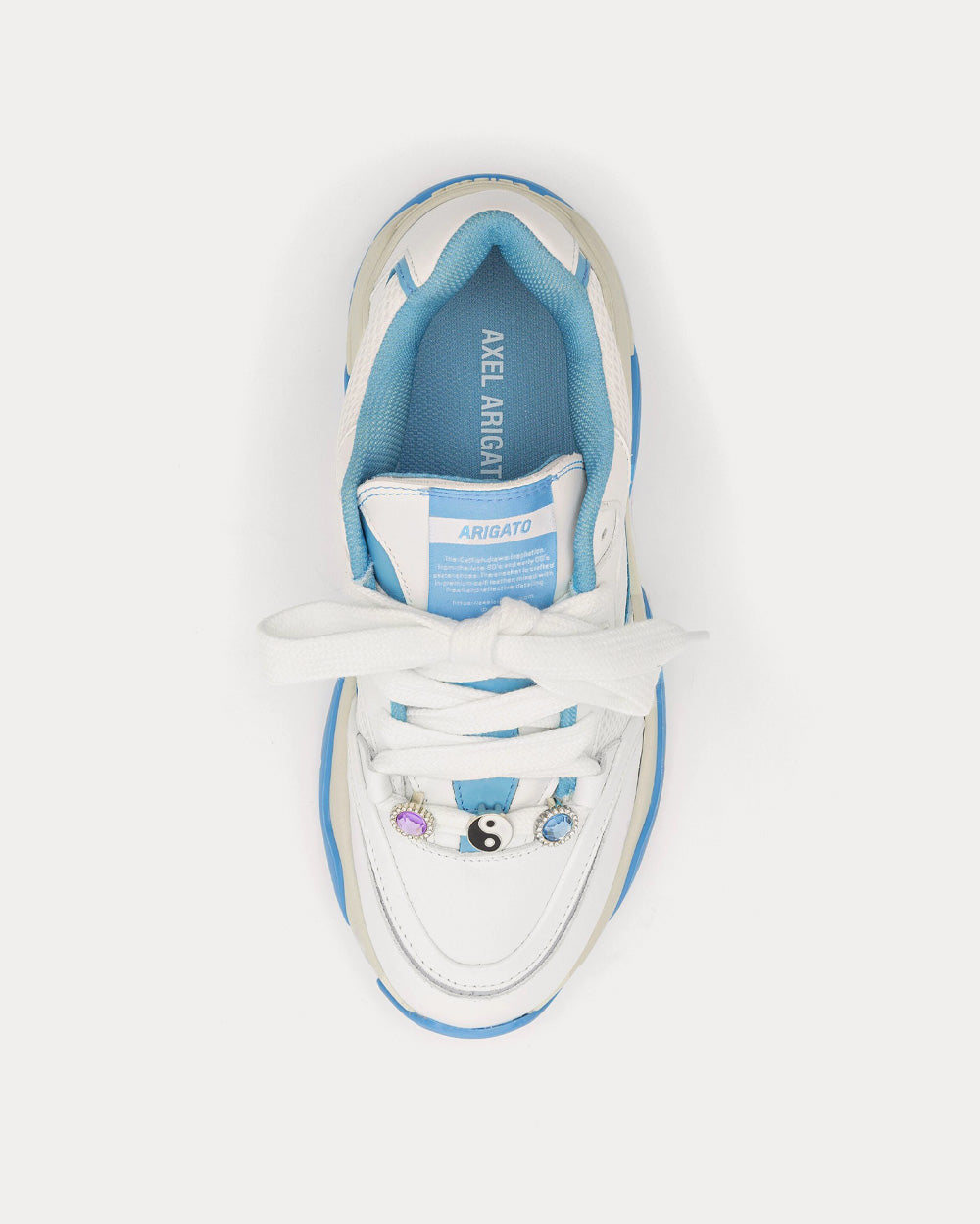 Axel Arigato Catfish Lo White / Blue Low Top Sneakers - 2