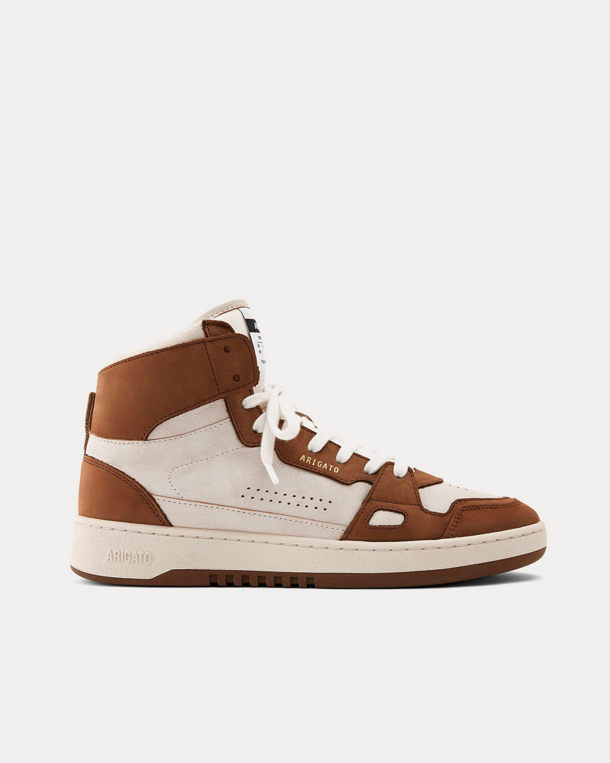 Axel Arigato Dice Hi Beige / Brown High Top Sneakers - 1