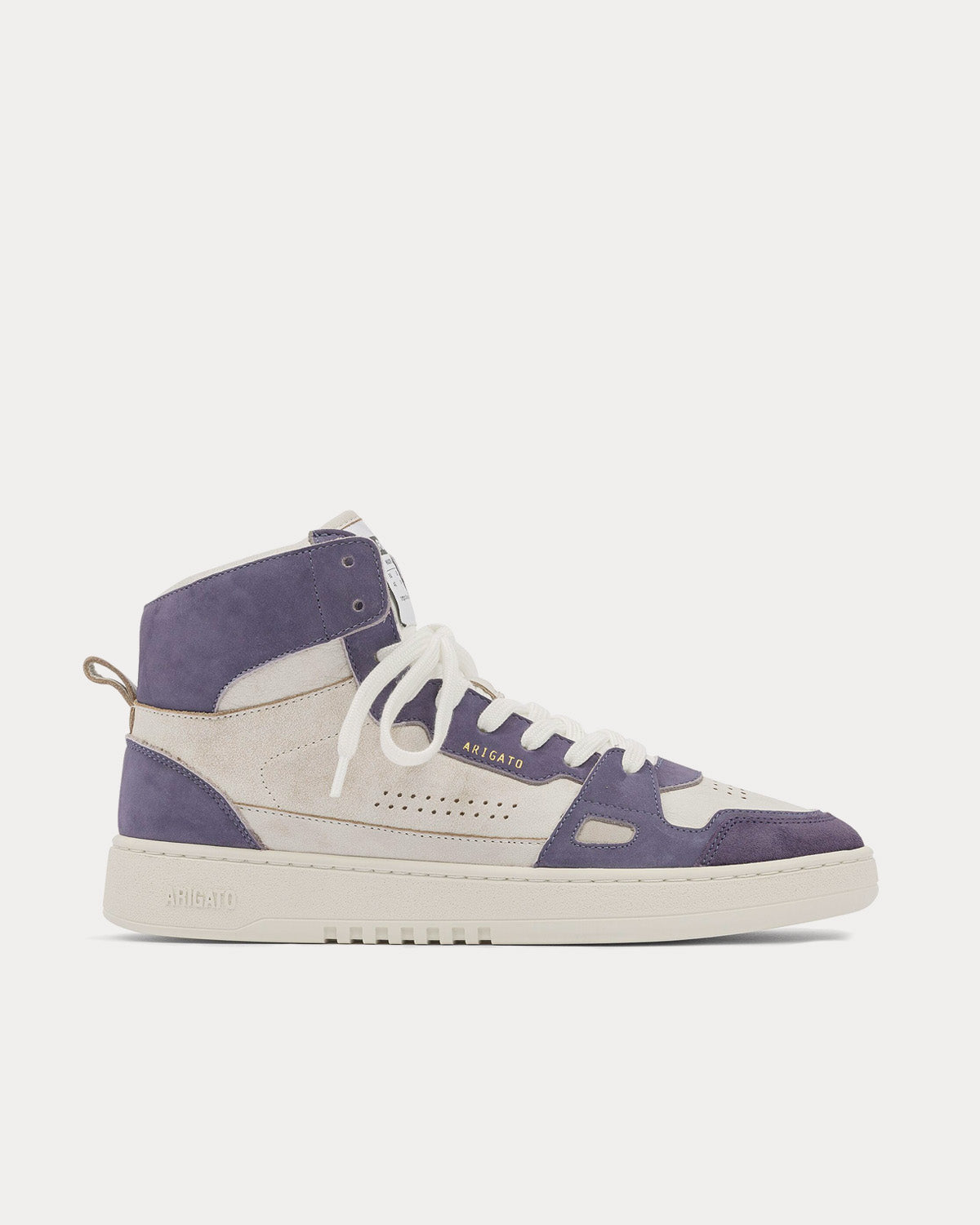 Axel Arigato Dice Hi Cremino / Purple High Top Sneakers - 1