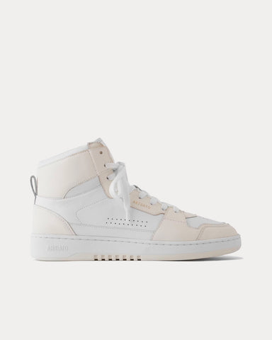 Axel Arigato Dice Hi White / Beige High Top Sneakers