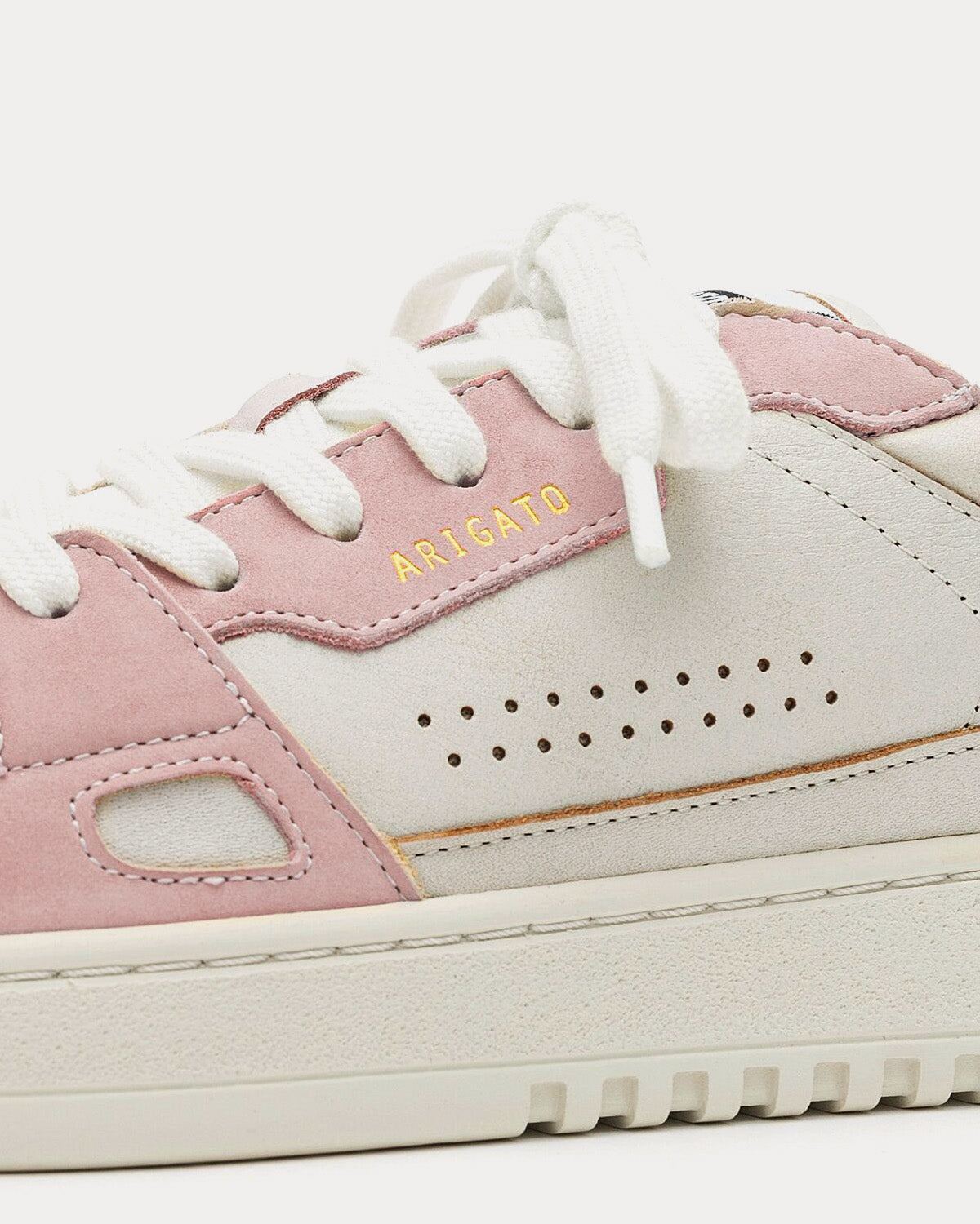 Axel Arigato Dice Lo White / Dusty Pink Low Top Sneakers - 5