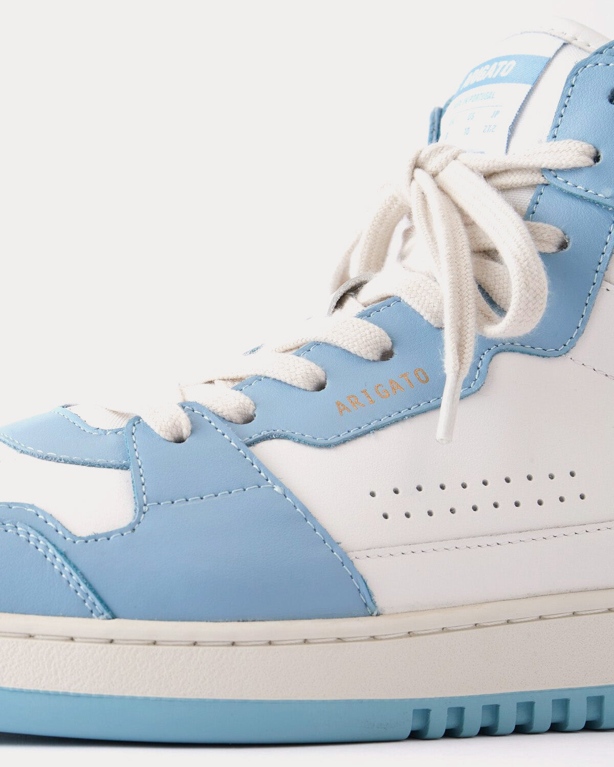 Axel Arigato Dice Hi White / Dusty Blue High Top Sneakers - 3