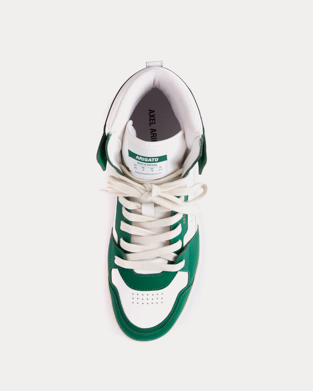 Axel Arigato Dice Hi White / Green High Top Sneakers - 2