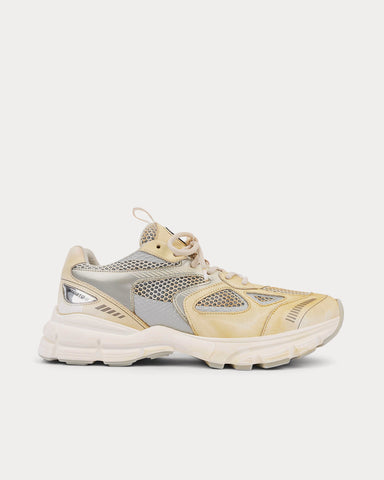 Axel Arigato Marathon Dip-Dye Pale Yellow Low Top Sneakers