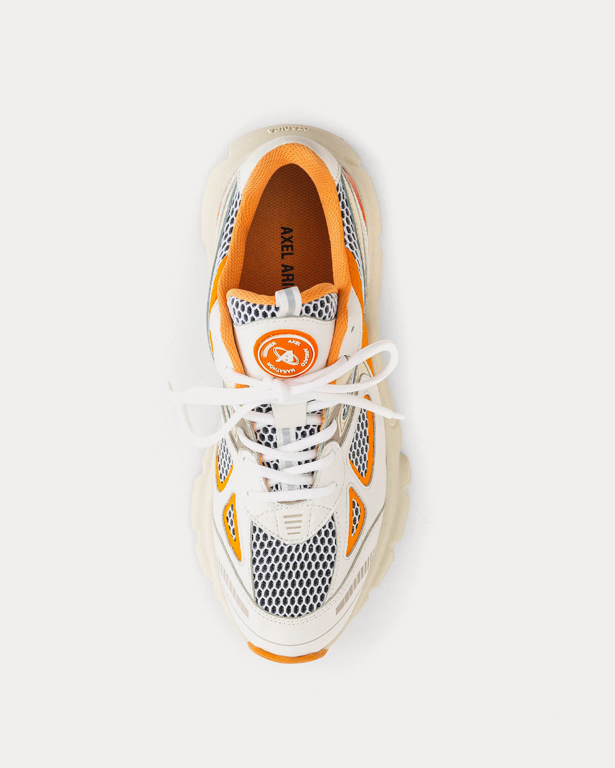 Axel Arigato Marathon Runner White / Orange Low Top Sneakers - 2