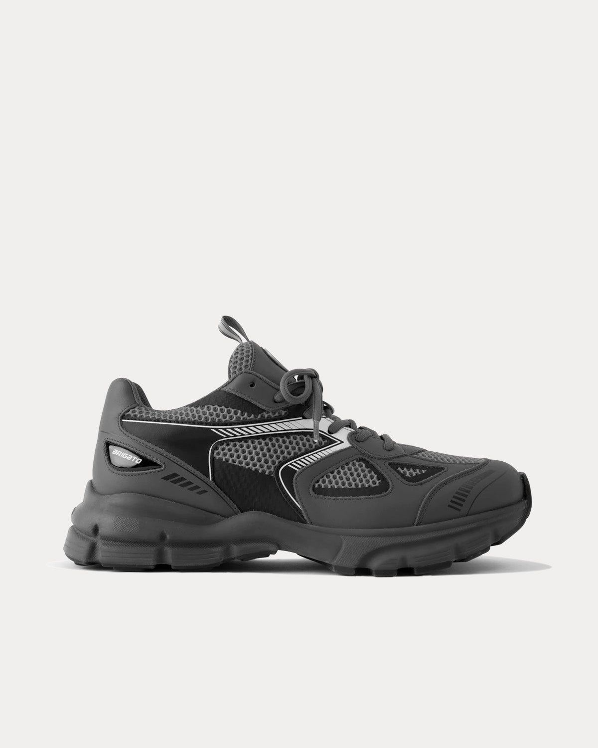 Marathon Runner Grey Black Low Top Sneakers