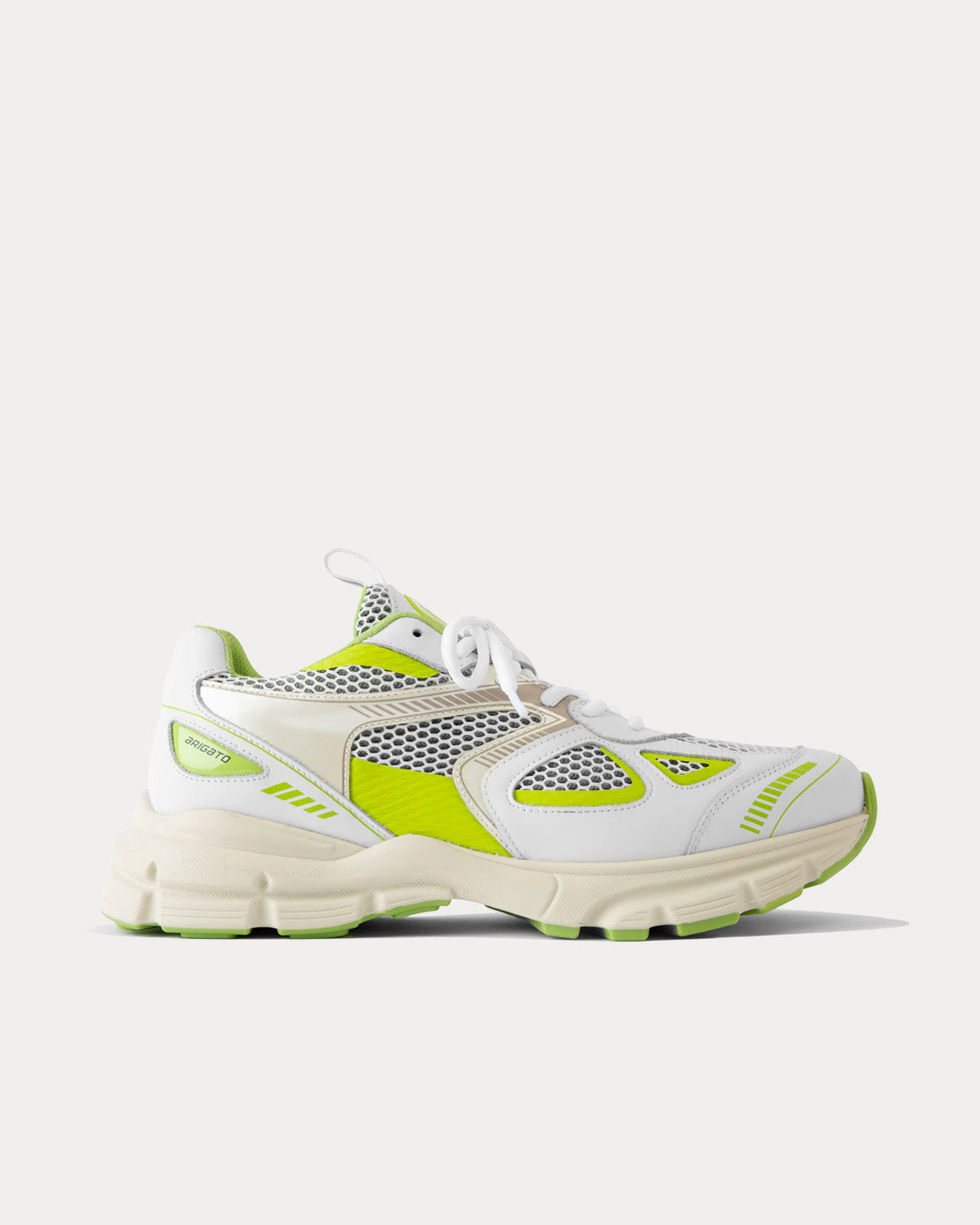 Axel Arigato Marathon Runner White / Lime Low Top Sneakers - 1