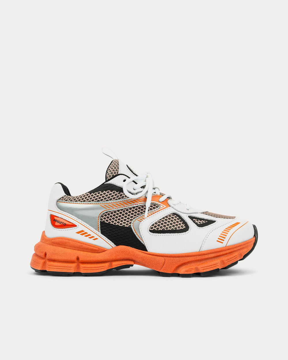 Marathon Runner White Orange Low Top Sneakers