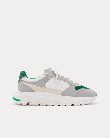 Axel Arigato Rush White / Green Low Top Sneakers