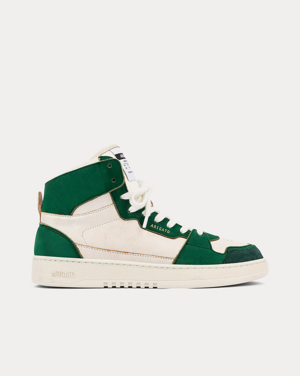 Axel Arigato Dice Hi White / Kale Green High Top Sneakers - 1