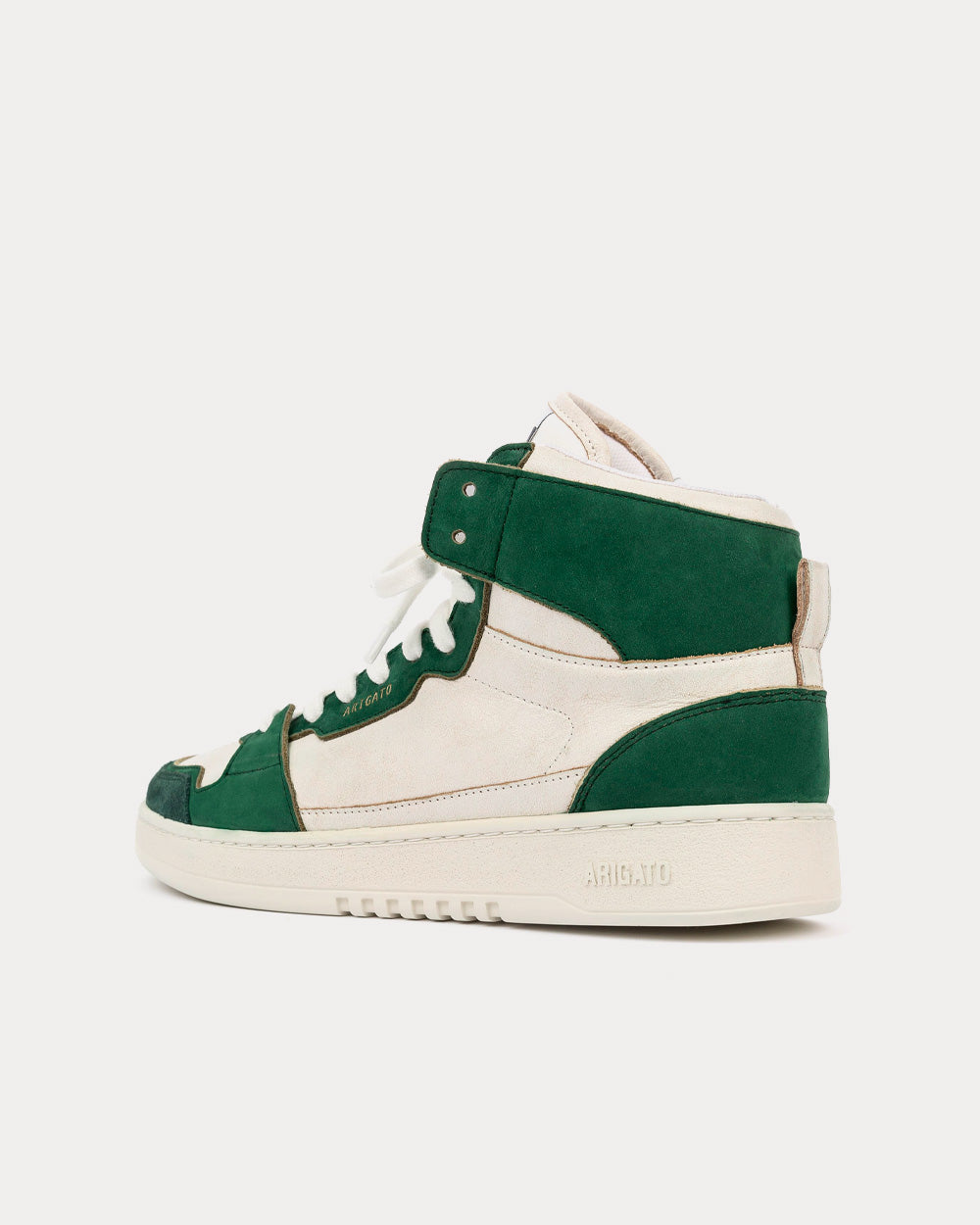 Axel Arigato Dice Hi White / Kale Green High Top Sneakers - 4