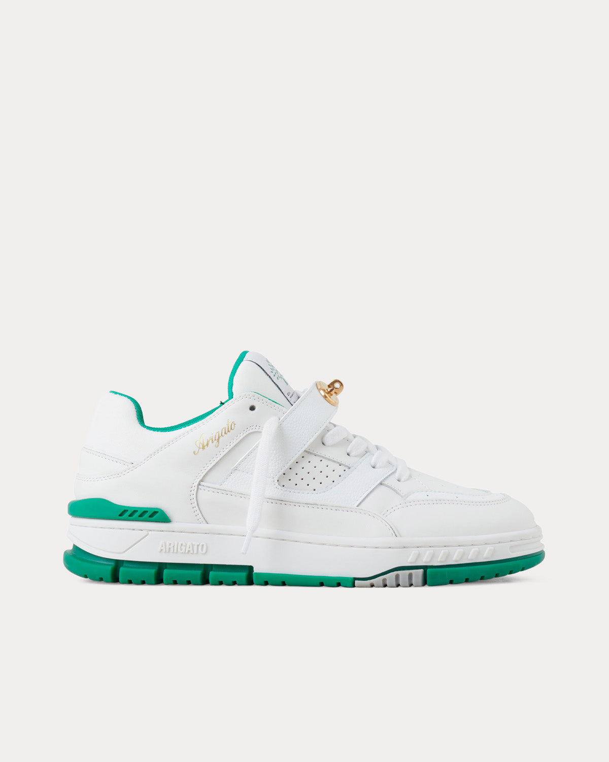 Axel Arigato x Mulberry Area Lo White / Green Low Top Sneakers - 1