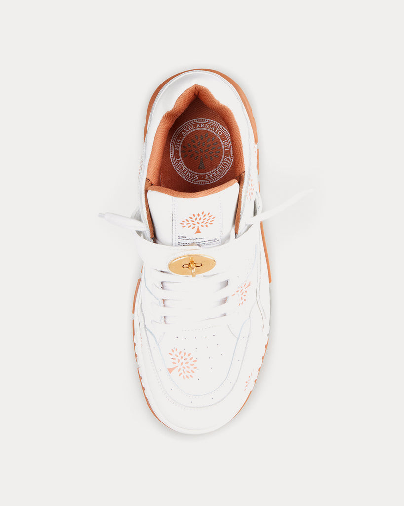 Axel Arigato x Mulberry Area Lo White Gum Low Top Sneakers