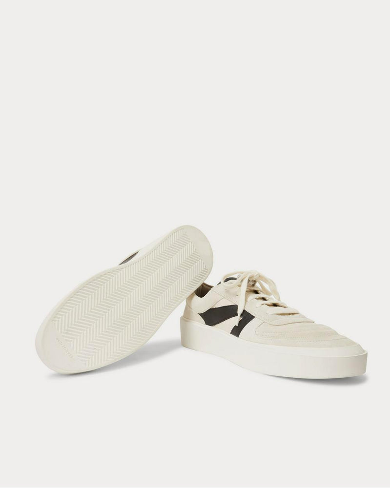 Fear of God Suede, Leather and Canvas  Ecru low top sneakers - 3