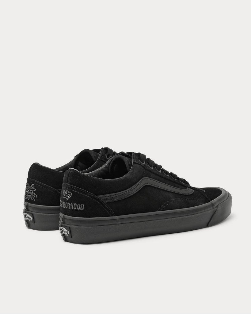 Vans X Neighborhood Old Skool 36 DX Leather-Trimmed Suede Black