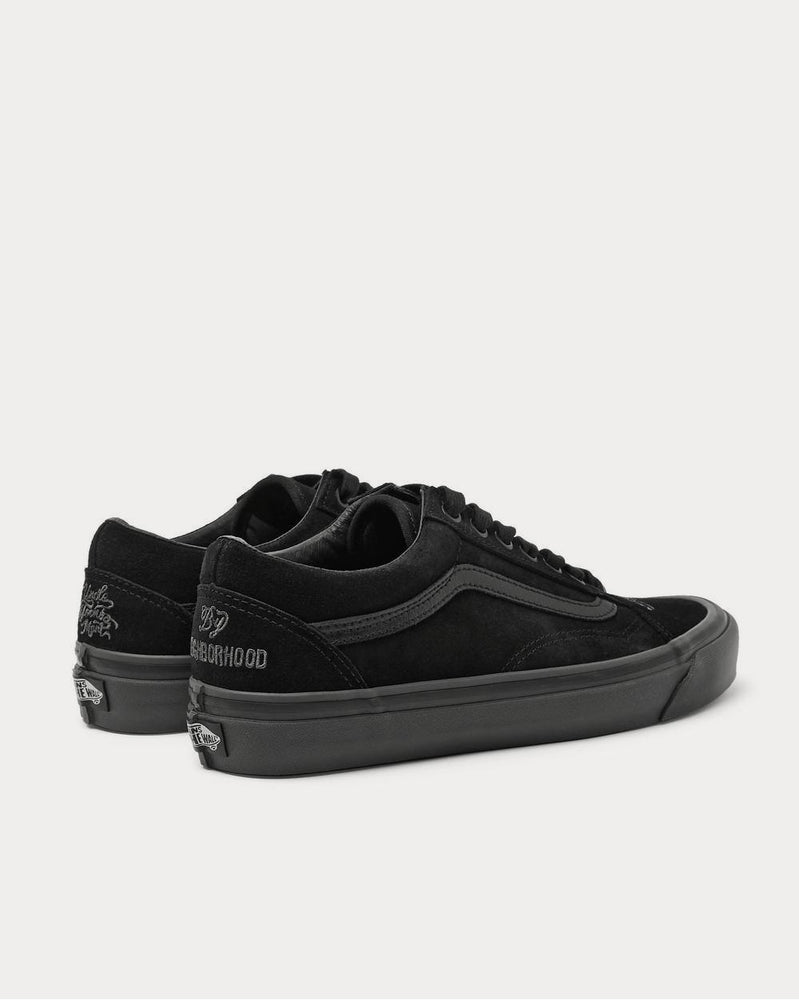 Vans X Neighborhood Old Skool 36 DX Leather-Trimmed Suede  Black low top sneakers - 3