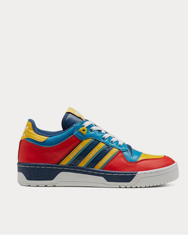 Adidas x Human Made Rivalry Colour-Block Leather  Red low top sneakers