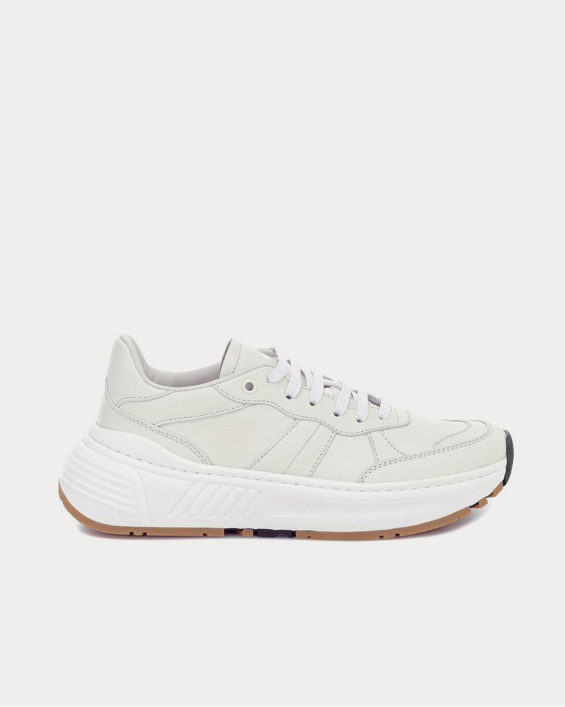 Bottega Veneta Speedster leather Optic White Low Top Sneakers - 1