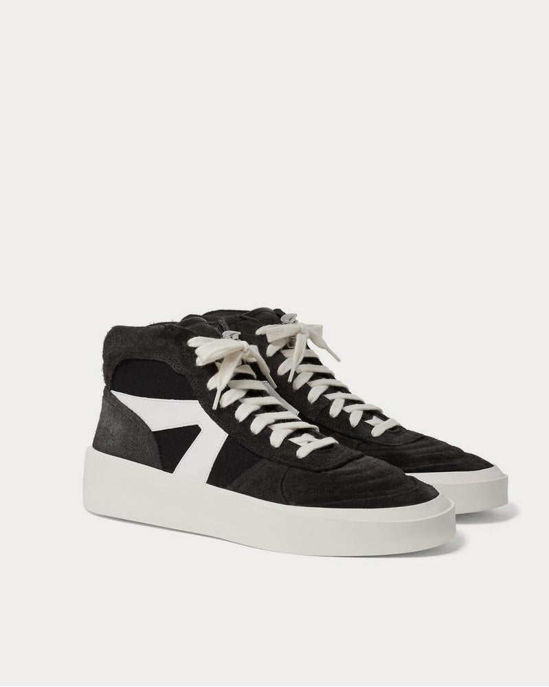 Fear of God Suede, Leather and Canvas High-Top  Black high top sneakers - 2