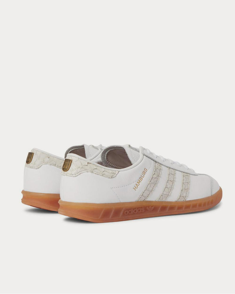 Adidas Hamburg Leather  White low top sneakers - 3