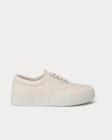 Diemme Iseo Full-Grain Leather  Off-white low top sneakers