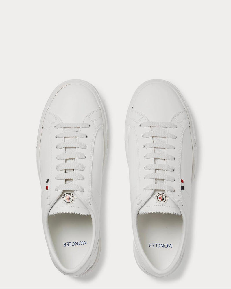 Moncler Monaco Leather  White low top sneakers - 6