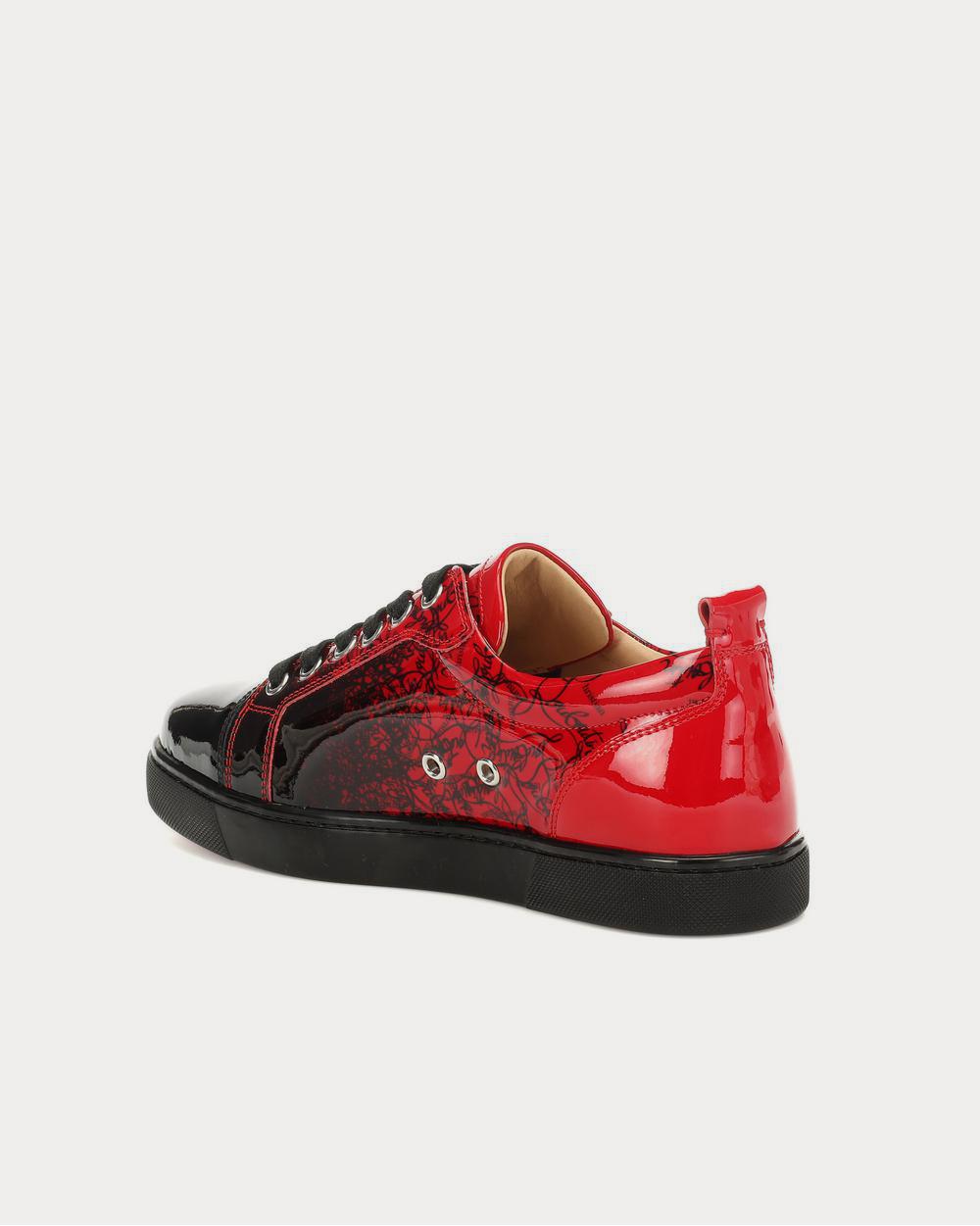 Christian Louboutin Louis leather Red Low Top Sneakers Sneak in Peace