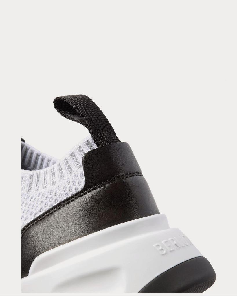 Leather-Trimmed Mesh Sneakers