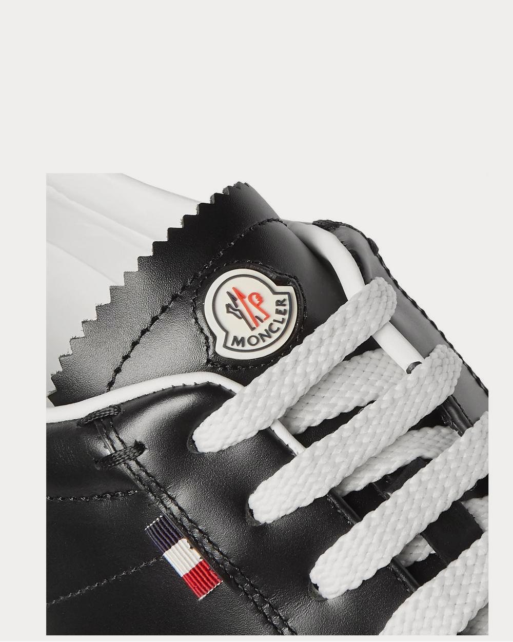 Moncler Monaco Leather  Black low top sneakers - 5