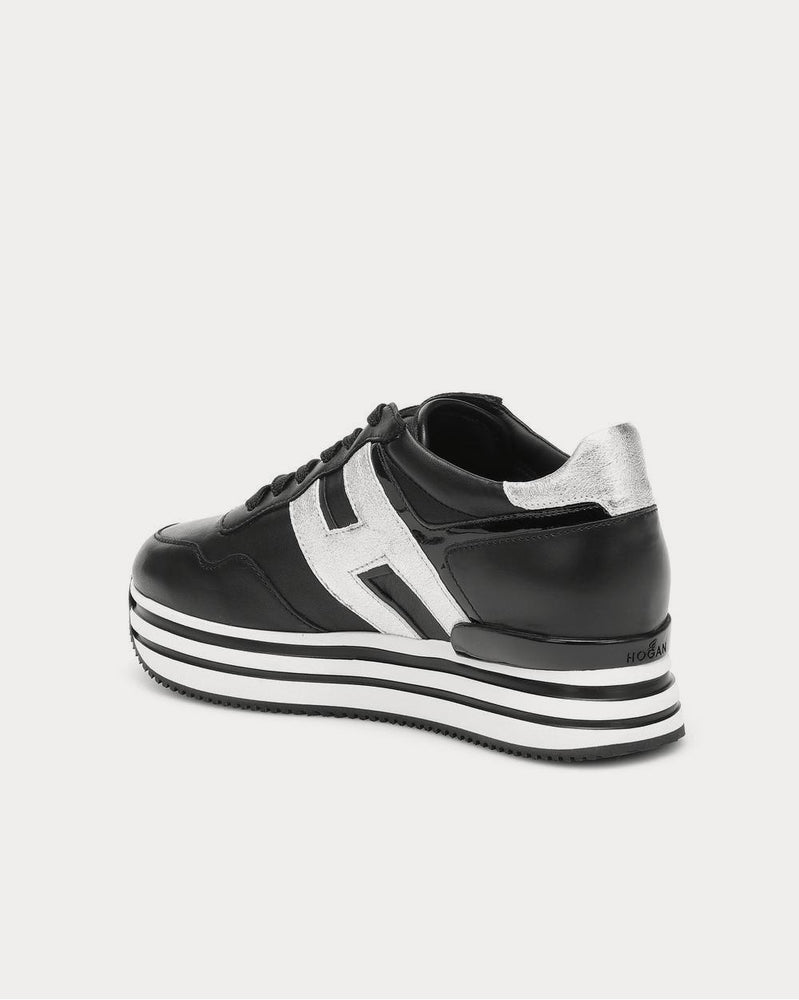 Hogan Midi Platform leather Nero Low Top Sneakers - 3